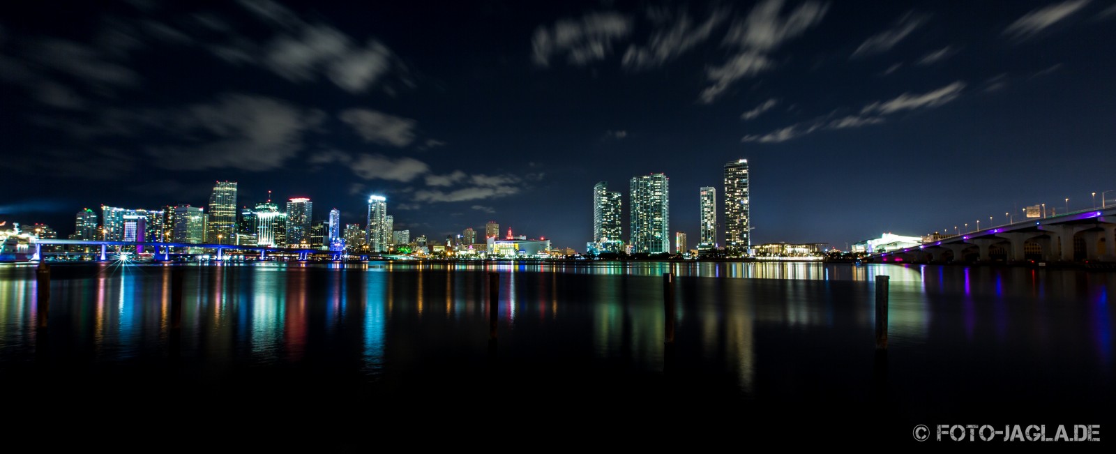 Miami, Florida - MacArthur Causeway Bridge Miami, Florida - MacArthur Causeway Bridge